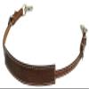 Showman Basketweave Tooled Medium Oil Leather Wither Strap view 1