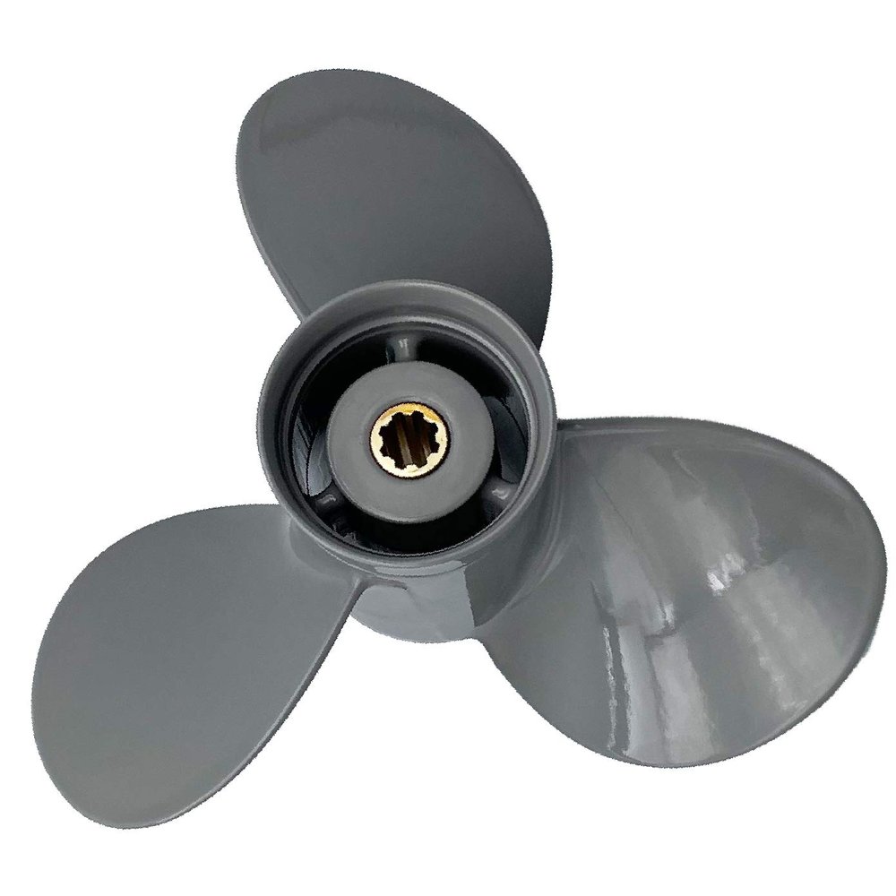 Aluminum Outboard Cupped Propeller Boat Prop Replacemtn for 9 1/4X9 for Honda BF8/9.9/15/20HP