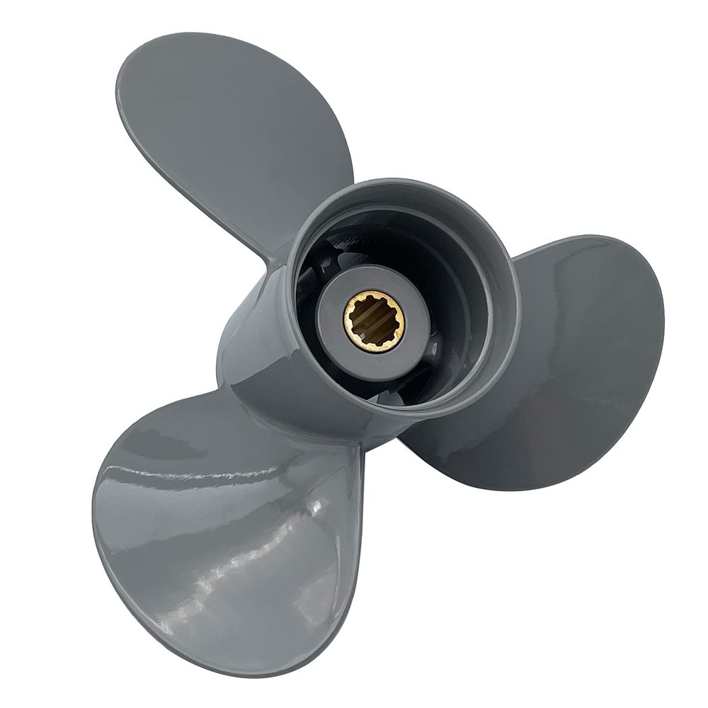 Aluminum 3 Blade Prop Propeller Replacement for Honda 25-30HP BF25/30HP (9 7/8(Dia) x11(Pitch))