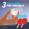 JOOLA Essentials Duel 2-Player Table Tennis Paddle Set with 2 Ping Pong Paddles & 3 Balls - Pips Out Hardbat Ping Pong Rackets Great for All Playing Levels & Ages - White Balls view 4