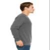Bella Canvas Men's - Unisex Sponge Fleece Crewneck Sweatshirt - 3901 - Xs - X-Small Deep Heather view 2