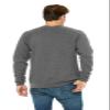 Bella Canvas Men's - Unisex Sponge Fleece Crewneck Sweatshirt - 3901 - Xs - X-Small Deep Heather view 3