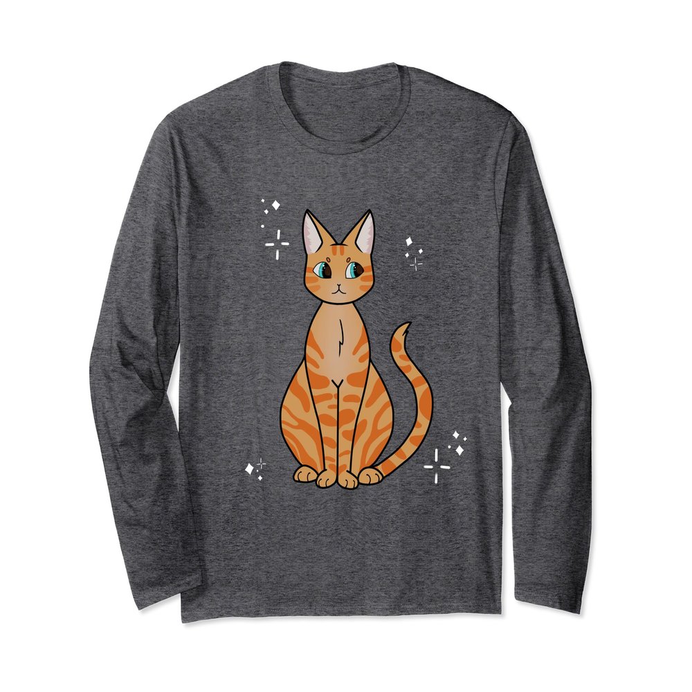 Caramel Kitty Long Sleeve Cat Shirt