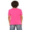 Bella + Canvas Youth Jersey Short-Sleeve T-Shirt M HTHR GRASS GRN view 2