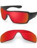 BLAZERBUCK Polycarbonate Polarized Replacement Lenses for Oakley Offshoot OO9190 - Fire Red AR Coated view 1