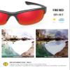 BLAZERBUCK Polycarbonate Polarized Replacement Lenses for Oakley Bottlecap - Fire Red AR Coated view 3