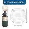 AMERICAN MANTLE Lantern Globe CLG6500  Clear Borosilicate Glass Replacement for CLMN Lanterns 1.88" W x 2.25" H  Fits COLEMAN: 3112-700T; 3113-700; 3113-722; 5132; 5132A; 5132B 3112-048T view 2