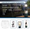 AMERICAN MANTLE Lantern Globe CLG6500  Clear Borosilicate Glass Replacement for CLMN Lanterns 1.88" W x 2.25" H  Fits COLEMAN: 3112-700T; 3113-700; 3113-722; 5132; 5132A; 5132B 3112-048T view 4