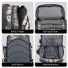 Piscifun Fishing Tackle Bag with Rod & Gear Holder, Lightweight Sling Tackle Storage Bag, Outdoor Shoulder Backpack for Hiking, Hunting, Camouflage view 4