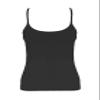 MA ONLINE Girls Neon Color Microfiber Lycra Vest Top Women Sleeveless Gym Wear Lycra Shirt Black 11-12 Years view 1