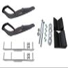C&A Pro Black Razor Snowmobile Skis w/ 4.5" Shaper Bars Complete Kit 2016+ Ski-Doo w/o T.S. Adjustable (excl. Summit) view 1