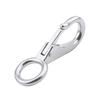 MroMax Fixed Eye Hook,304 Stainless Steel 0 Carabiner Lock Boat Clip Hook 83mm Length Silver Tone 1pcs view 1