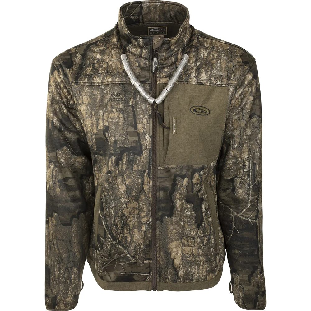 Drake MST Endurance Hybrid Liner Full Zip, Realtree Timber, Small