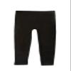 Silky Toes Baby Leggings, Toddler Seamless Soft Cotton Knit Pants for Girls and Boys (18-24 Months, Black/Silver Shimmer) view 1