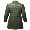 Made by Emma Casual Solid Comfortable Light Weight Long Quilted Padding Jacket Olive S view 3