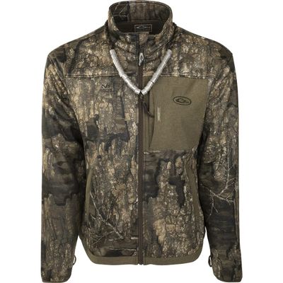 Drake Men's Standard Full Zip, Realtree Timber, 3X-Large