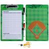 Baseball Clipboard for Coaches  Double Sided Baseball Lineup Board, Baseball Whiteboard Bundled with Whistle and Dry Erase Markers view 1