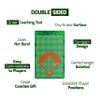 Baseball Clipboard for Coaches  Double Sided Baseball Lineup Board, Baseball Whiteboard Bundled with Whistle and Dry Erase Markers view 2