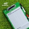 Baseball Clipboard for Coaches  Double Sided Baseball Lineup Board, Baseball Whiteboard Bundled with Whistle and Dry Erase Markers view 3