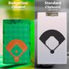 Baseball Clipboard for Coaches  Double Sided Baseball Lineup Board, Baseball Whiteboard Bundled with Whistle and Dry Erase Markers view 4