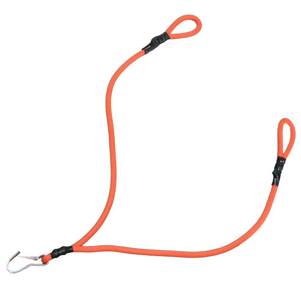 Made in USA - Anchor Shock Double Heavy Duty Bungee Line Boat Rope Anchor & Shock Absorber, 20 ft, Accessories for Pontoon, Kayak, Jet Ski Protection