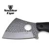 Snake Eye Tactical Heavy Duty Fixed Blade Cleaver Razor Style Hunting Knife w/Nylon Sheath (Grey) view 3