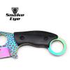 Snake Eye Tactical Heavy Duty Fixed Blade Cleaver Razor Style Hunting Knife w/Nylon Sheath (Rainbow) view 4