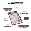 Basketball Clipboard Dry Erase for Coach Double Sided Lineup Basketball Whiteboard for Coaches with Whistle and Dry Erase  Coaching Equipment Playbook Board Gear - Basketball Coaching Board view 2