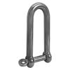 Prolinemax 5 Pc 3/8'' Boat Marine Stainless Steel Long D Shackle W/Captive Pin Rigging 1,000 Lbs Cap. view 2