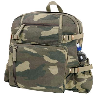 Rothco Jumbo Vintage Canvas Backpack (Woodland Camo)