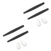 SAUCER Replacement Nose Pieces Pads & Earsocks Temple Sleeve Rubber Kit for Oakley Crosshair New 2012 OO4060 Sunglass - Black + Black view 1