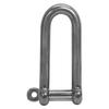 3/8" Boat Marine Stainless Steel Eye Screw Pin Chain Long D Shackle Sailing Rigging - Pack 5 view 2