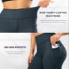 28"/30"/32"/34" Inseam Women's Bootcut Yoga Pants Long Bootleg High-Waisted Flare Pants with Pockets CharcoalFlare_32_Medium Charcoal view 4