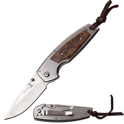 Elk Ridge Free Engraving - Quality Pocket Knife (ER-933BW)