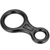 Tbest Figure of Eight Climbing,Climbing 8,35KN Heavy Duty Climb Aluminum Figure 8 Descender Rigging Plate,Outdoor Rappel Rock Climbing Gear Downhill Ring Equipment Belay Device(Black) view 2