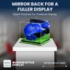 Acrylic Display Case for Baseball Batting Helmet Premium Baseball Display Case with Turf Base and Polished Edges Durable Display Cases for Collectibles.Dim:12.25 L x 10 D x 10.5 H (A012-BR) view 2