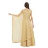 DUPATTA BAZAAR Woman's Embellished Gold Net Dupatta view 2