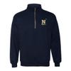 AQ07 - US Naval Academy Midshipmen Primary Logo LC (1/4) Quarter Zip - Medium - Navy view 1