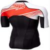 2XU Men's Compression Sleeved Tri Top (Black/Black White Lines, Small) view 2