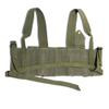 warreplica Rhodesian Fereday & Sons Chest Rig with Grenade Pocket|FAL/G3/M14 Bush War/20rd .308/7.62x51mm 6 Magazine Pouch Tactical Chest Rig OD GreenAuthentic replica for collectors,reenactments view 2