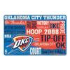 WinCraft NBA Oklahoma City Thunder SignWood Established Design, Team Color, 11x17 view 1