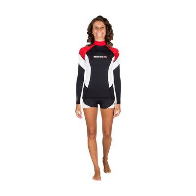 Mares Rash Guard TRILASTIC L-Sleeve DC SheDive Underwear, Multicoloured, XXS