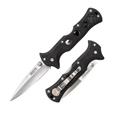 COLD STEEL Counter Point 2 3" Japanese AUS8A Razor-Sharp Blade 3.875" Griv-Ex Handle Narrow Blade Folding Knife w/Tri-Ad Locking Mechanism
