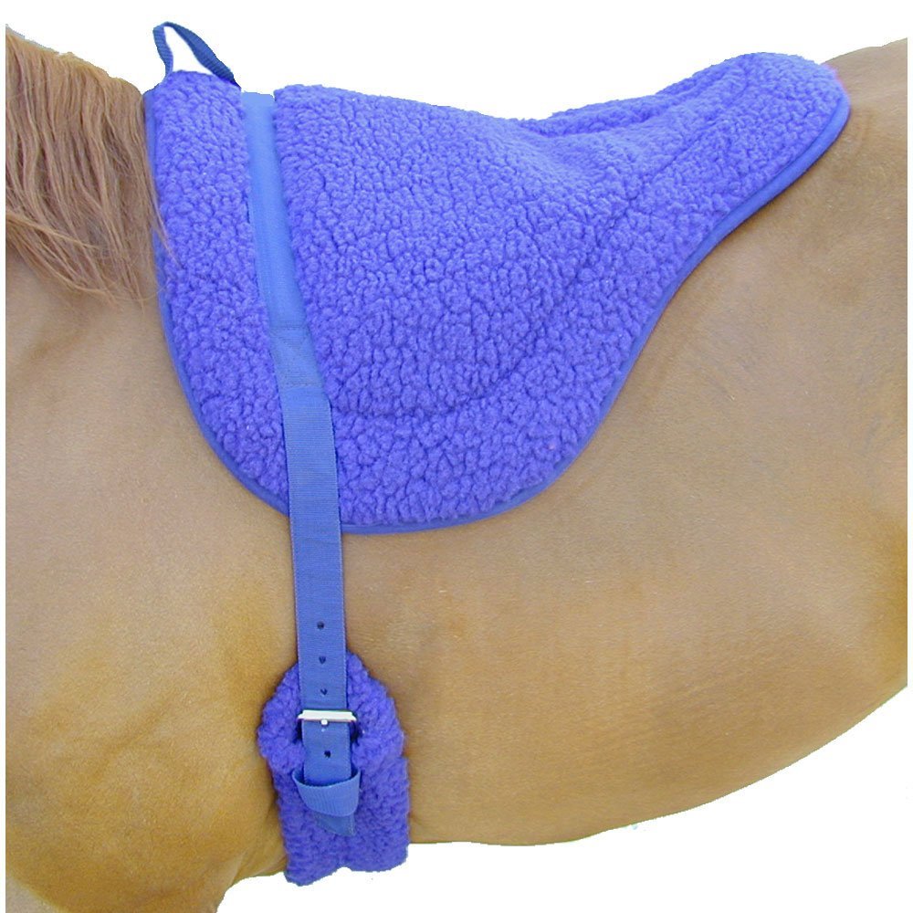 Intrepid International Fleece Non-Slip Bareback Pad These Soft Squishy Pads are The Perfect Answer for Riding Without The h