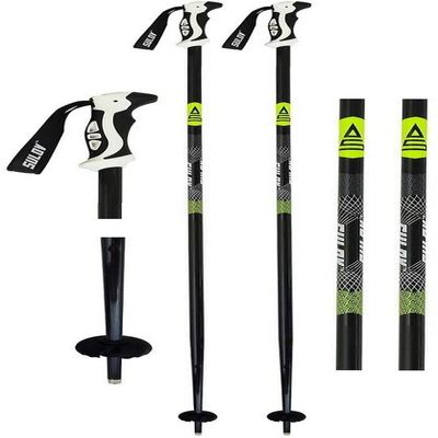 SULOV RIOT Ski Poles, Black, 115