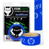 VukGripz Lacrosse Stick Tape - Non-Sticky, Friction-Based, Moisture-Wicking Lacrosse Grip Tape, Thin and Reusable, NCAA-Legal Faceoff Grip, Slip-Free in Wet Conditions, Made in USA (Legacy Blue) view 1