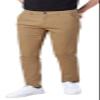 Plaid&Plain Men's Skinny Stretchy Khaki Pants Colored Pants Slim Fit Slacks Tapered Trousers 819 Khaki 33X30 view 1