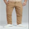Plaid&Plain Men's Skinny Stretchy Khaki Pants Colored Pants Slim Fit Slacks Tapered Trousers 819 Khaki 33X30 view 2