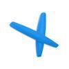 ToughAsNails Blue Replacement Ear Socks for Oakley M Frame Heater/Hybrid/Strike/Sweep Family Sunglasses view 1