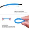 ToughAsNails Blue Replacement Ear Socks for Oakley M Frame Heater/Hybrid/Strike/Sweep Family Sunglasses view 4